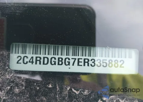 2014 Dodge Grand Caravan Se из США, поврежденный, VIN 2C4RDGBG7ER335882